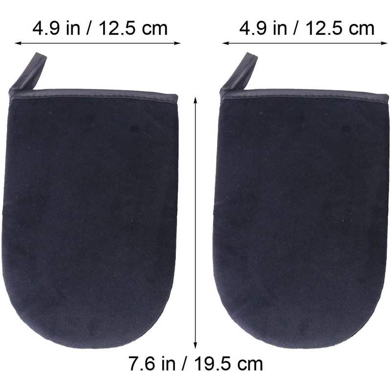 TEHAUX Guantes Autobronceadores Negros 2 Piezas Aplicador de Autobronceador Aplicación
