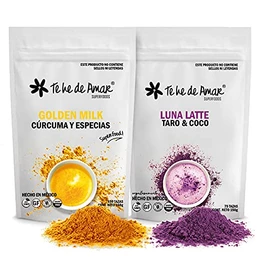 GOLDEN MILK y LUNA LATTE paquete TE HE DE AMAR