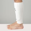 Blitz Elastic Shin Pads - White - Small