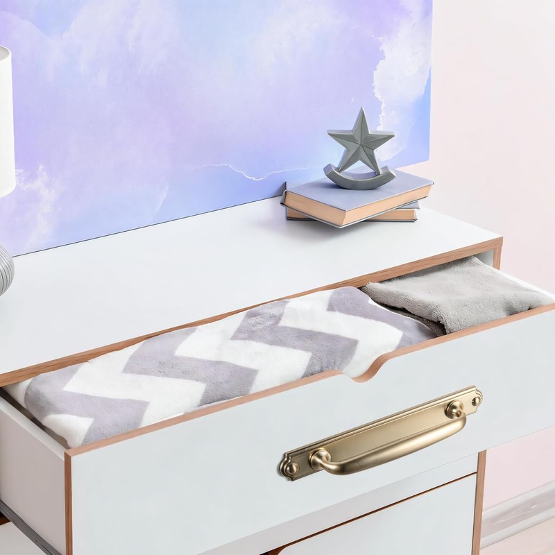 Goo-Ki 5.04" c-c Cabinet Handles Champagne Bronze Drawer Pulls with