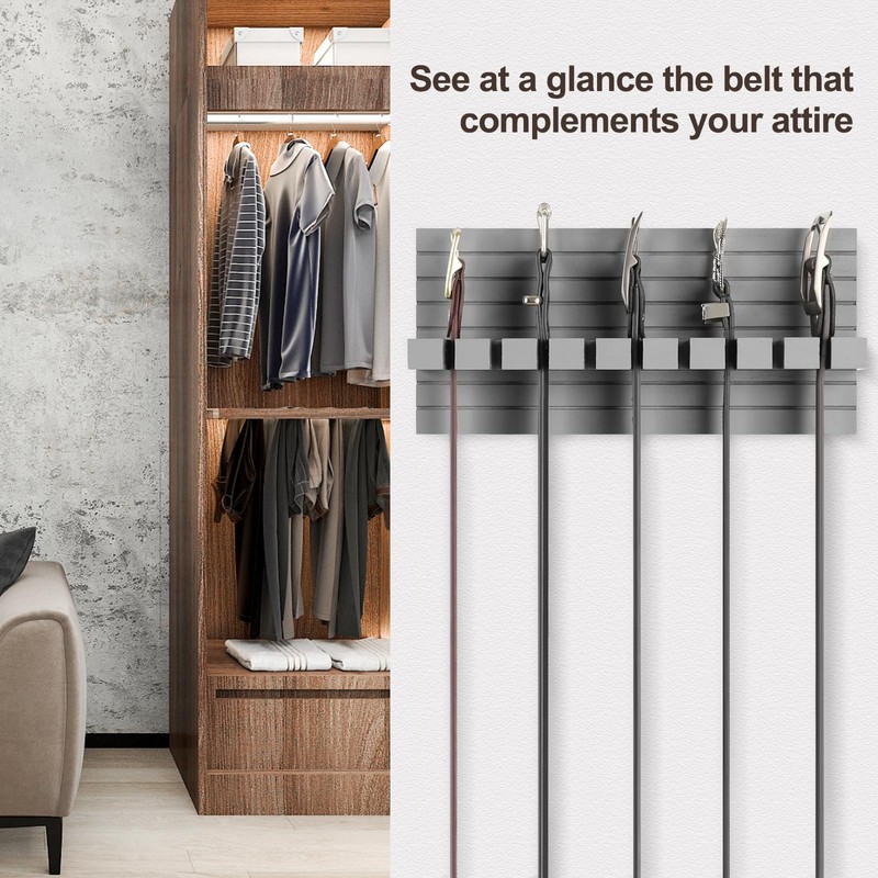 UGZOO Belt Organizer for Closet, Belt Hanger Wall Mounts to