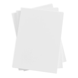 Radiant White Flat Card - A2 LCI Smooth 4 1/4 x 5 1/2 100C, 25 Pack