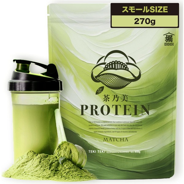 Developed by a Tea Shop: Chanomi Protein, 270g, Matcha First-Catcher