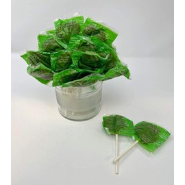 Tootsie Caramel Apple Pops, Wrapped, Bulk, Green Apple Flavored Hard Candy With A Delicious Caramel Coating (5 Pounds) Great for Easter Gifts and Baskets!