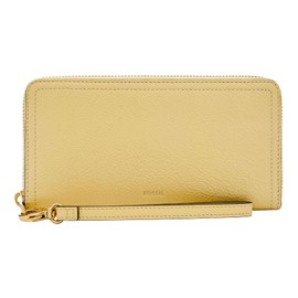 Fossil Women's Logan Clutch, Light Cream, 19.68 cm L x 1.91 cm W x 10.16 cm H
