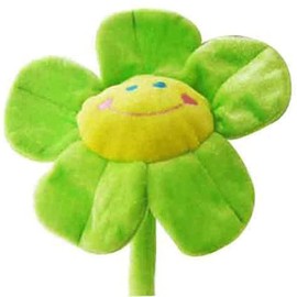 Justkeji Stuffed Artifical Flower,Plush Sunflower Bouquet with Bendable Stems, Stuffed Flower Home Decoration for Wedding Party Birthday Christmas (26 Inch, Green)