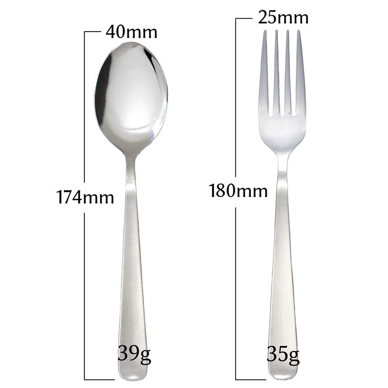 Tsubame Dinner Cutlery Set, Spoon/Fork, Stainless Steel 18-0 (Made in