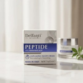 Delfanti Milano Crema De Noche Péptidos Y Ácido Hialurónico