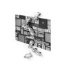 Trendform® Magnets Race CAR, Set of 6, Silver/Black