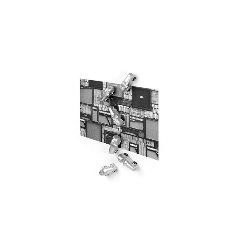 Trendform® Magnets Race CAR, Set of 6, Silver/Black