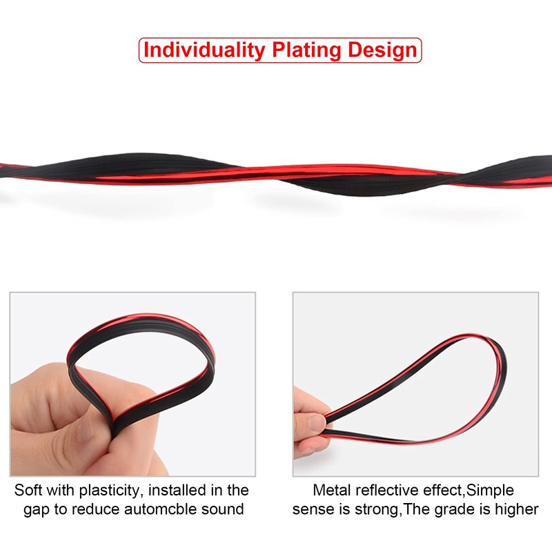 BOAOSI 16.4ft Car Interior Moulding Trim Car Decorative Filler Insert