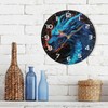 YETTASBIN Dragon Wall Clock, Silent Non Ticking Battery Operated Creative