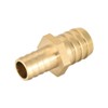 sourcing map Brass Reducer Barb Hose Connector Adapter 21 mm
