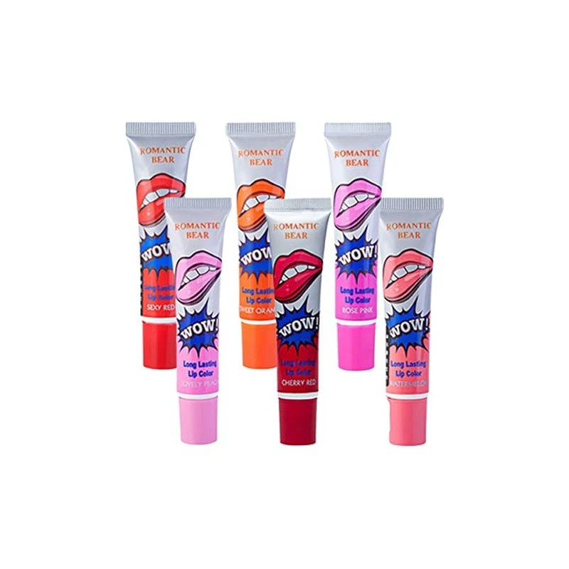 Labial Tinta Indeleble Larga Duración Peel Off Lip Gloss -