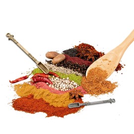 Suitable for 15pcs mini spoon, 5 colors small metal spoon, mini spoon, pendant, necklace, key chain