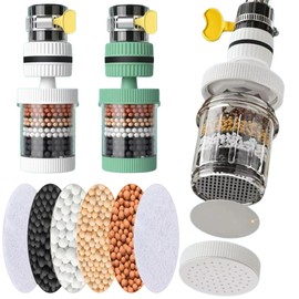 Faucet Tap Water Filter Activated Carbon Clean Purifier Cartridge Water Tap Kitchen Remove Fluorinated Chlorine Heavy Metal Activated Carbon Water Filter (2)