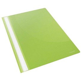 Esselte A4 plastic file with transparent front cover, 1x pack of 25 pieces, green