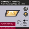 Paulmann Cole 93129 LED Recessed Light 3-Step-Dim IP44 Square 88