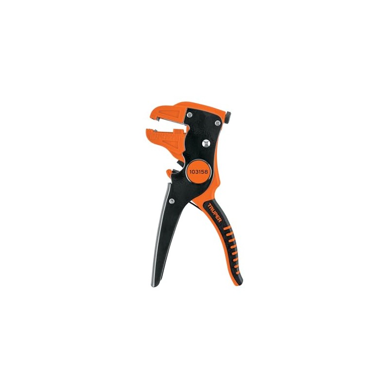 Truper PE-CA, Pinza 7" pela cables automática 24 a 10