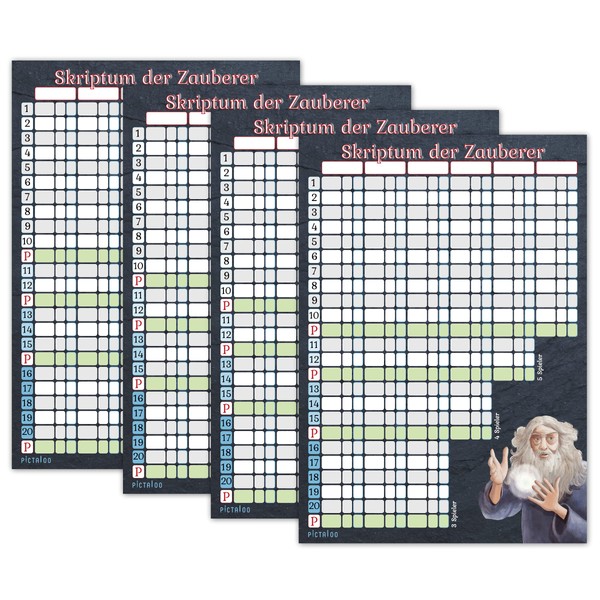 Card Game Pad DIN A5 - Script of the Wizards