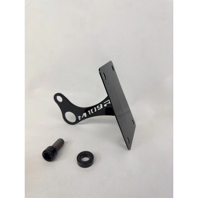 Suzuki M109R Vertical License Plate Tag mount bracket W/Hardware Gloss
