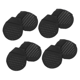 Ipetboom 4pairs Invisible Toe Topper Socks for Women Non Slip Half Socks Forefoot Pads