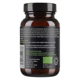KIKI Health Organic Slippery Elm Powder 45g - Suitable for Vegans & Vegetarians - No Sweeteners, Colours or Artificial Flavouring - Slippery Elm Supports The Digestive System