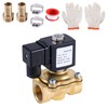 AOMIKITSTU Solenoid Valve AC220V, 2W31-20 Electric Pneumatic Solenoid Valve, G3/4
