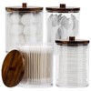 Tbestmax Tbestmax 4 Pack Qtip Holder Dispenser Cotton Ball, Cotton