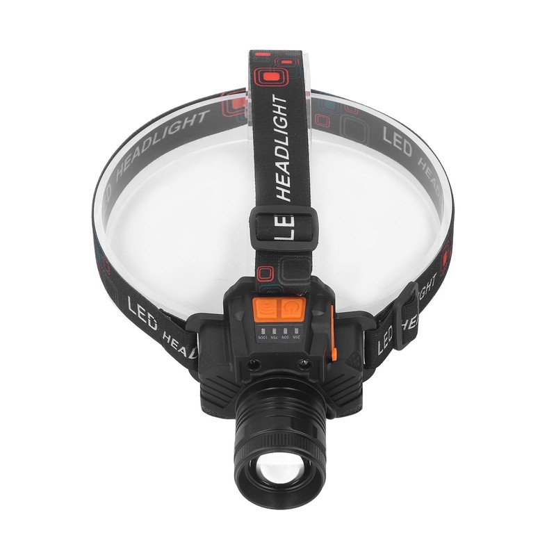 Head Lamp USB Rechargeable 3 Light Modes LED Lens 1500lm