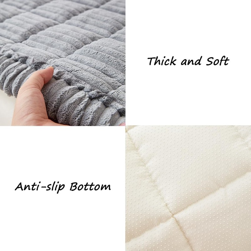 Awjcsv Couch Cover for Dogs Washable, Fuzzy Pet Couch Covers