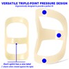 RonJea 6Pcs Oval Finger Splints, Trigger Finger Splint for Trigger/Mallet/Arthritis/Straightening,
