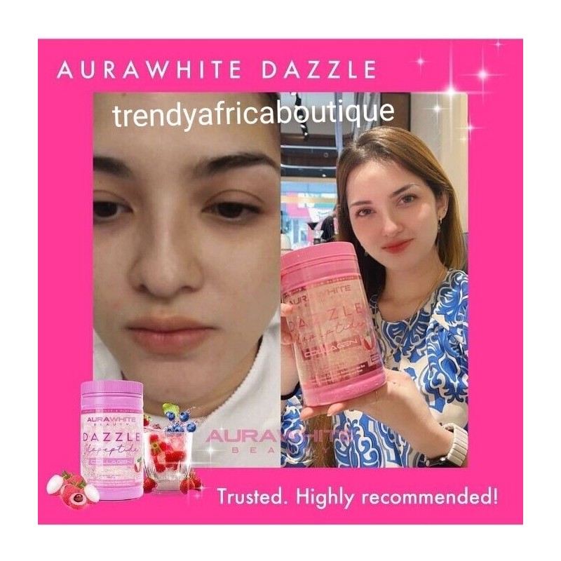 AURA WHITE DAZZLE COLLAGEN BEAUTY With CUP. 800g X 1.