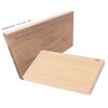 Hinoki Cypress Reversible Wood Cutting Board, 17.3" x 9.5" x1.2",