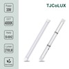 colmeguna 2 Packs 3FT LED Batten Light, Ultra Light Slim