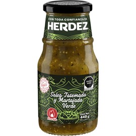 Herdez Salsa Tatemada y Martajada Verde 440 g