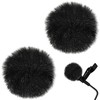 Windscreen Microphone, Hairy Windscreen, Lavalier Microphone, Pack of 2, Microphone