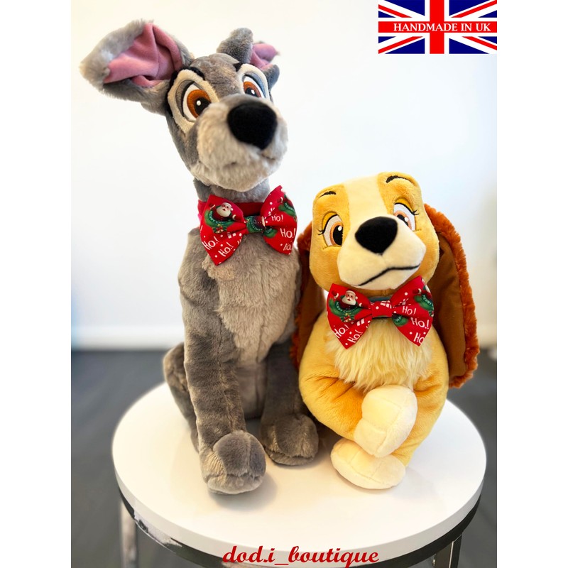 dod.i_boutique New Dogs Bow Tie Bowtie Merry Christmas SANTA RED