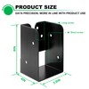 Andorm 2 Pack 4X6 Concealed Joist Hanger Bracket for Wood,