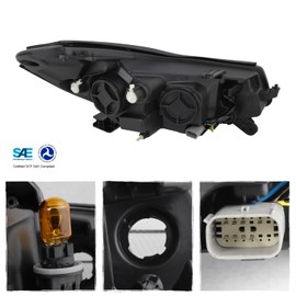 AKKON - For 2017 2018 2019 Chevy Trax LS/LT/Premier Factory Halogen Type Headlights w/Amber Corner Signal Driver Side