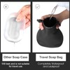 2 Pack Soap Travel Case Container, Portable Soap Bag Travel