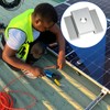 fallingstar 50 Pcs Solar Panel Mid Clamps 1.06 Inch Aluminum