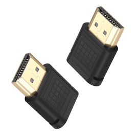 4K 60Hz HDMI Dummy Plug, GPU Sleep Preventer EDID Fake Load, Virtual Display Emulator for Remote Desktop Server Mining, Black(2 Pack)