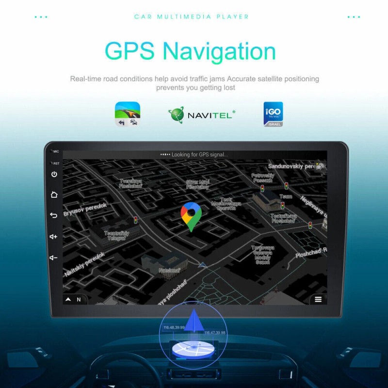 Paddsun Android 12 Car Navigator For 2009-2017 Ford Fiesta 2+32G