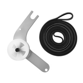 134793511 Dryer Idler Pulley & 134719300 Dryer Drive Belt Assembly Compatible with Frigidaire Electrolux Crosley Kenmore White-Westinghouse Dry(some models), Replacement Part 4960127 134793500, etc.