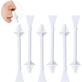 60 Pcs Nose Wax Sticks, Hair Wax Applicator With Disposable Spatulas for Nostril Cleaning, Ear Face Hair Removal for Men Women, Painless