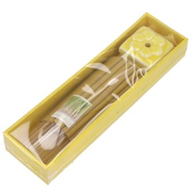 GURU SHOP Thai Incense Set in Various Fragrances / 1 Packet, Citronella, Colour: Citronella, 2 x 15 x 4 cm, Incense Sticks & Sets from Thailand