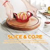 Supercenter Apple Cutter, Apple Corer and Slicer - Stainless Steel