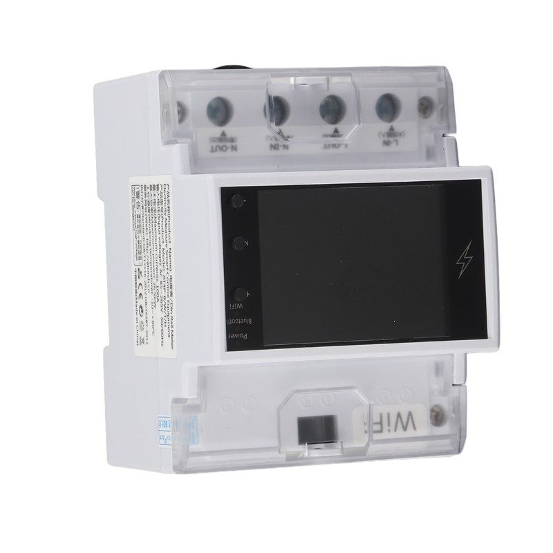 Multifunctional Power Meter DIN Rail 2.4in TFT Display Electric Energy