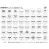 LALABEL Condiment Labels, Cafe Style Design, Spice, Herb Labels, 48